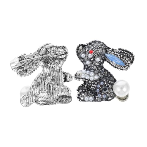 Veemoon 2 Stück Tierförmige Brosche für Damen Dekorative Corsage Brosche Kreative Brustnadel für Kleidung Accessoires für Schals Pullover Taschen Strapazierfähigem von Veemoon