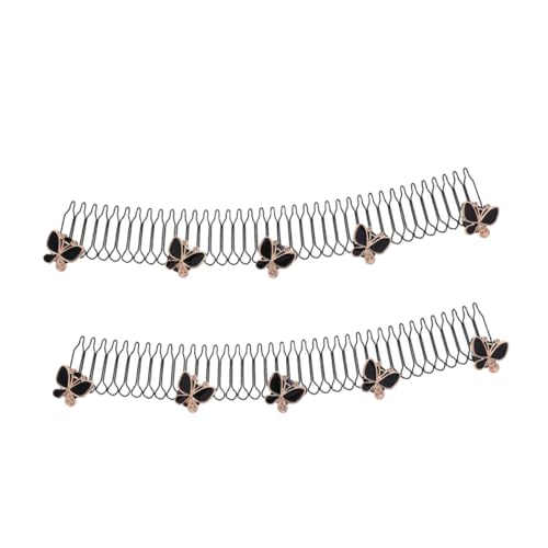 Veemoon 2 Stück Unsichtbare Haarkämme für Damen Haarschmuck zur Frisurenfixierung für Lockiges Haar und Verschiedene Anlässe Einfache Handhabung und Vielseitige Funktionalität von Veemoon