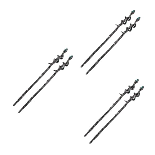 Veemoon 6stücke Retro Schlangen-haarspangen Elegante Haarstäbe Für Hochsteckfrisuren Vintage-haaraccessoires Für Damen Und Mädchen Für Besondere Anlässe von Veemoon