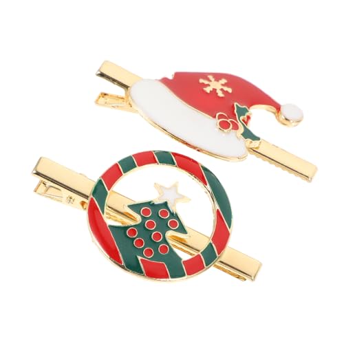 Veemoon 2stücke Weihnachten Haar Clips Weihnachts Haarspangen Party Haarschmuck Für Mädchen Weihnachtshaar Schmuck von Veemoon
