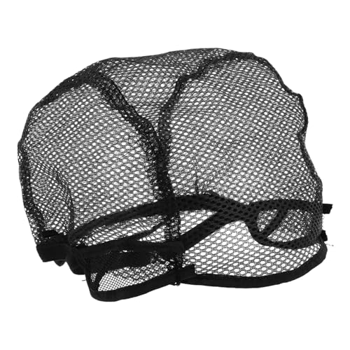 Veemoon 2 Stück Wig Making Caps Schwarz Verstellbar Stretch Mesh Haarnetz Für Perückenherstellung Damen Robust Leicht Waschbar Kopfhaube von Veemoon