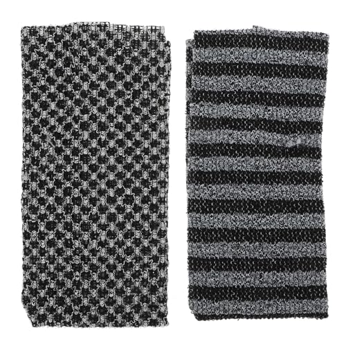 Veemoon 2stücke Langes Peeling-handtuch Effektive Rückenreinigungstücher Für Hautpflege Aus Hochwertigem Material Für Männer Und Frauen Durchblutung Und Sanften Exfoliation von Veemoon