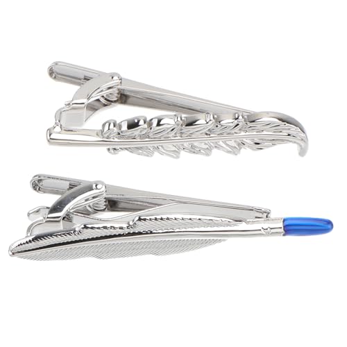 Veemoon 2stücke Krawattenklammer Krawattenverschluss Aus Silber Krawattenklammern Praktisch Und Langlebig Passend Für Jede Krawattengröße Sicher Und Komfortabel von Veemoon