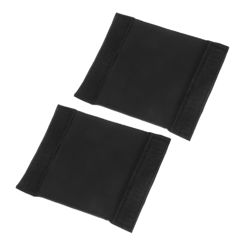 Veemoon 2 Stück Gepolsterter Kameratascheneinsatz Stoßfeste Trennwände für Fototaschen Anpassbarer Organizer für Kamera und Objektive Universell Einsetzbar Schwarz von Veemoon