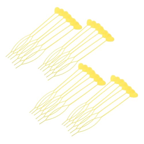 Veemoon 20 Stück Automatischer Haarbead Lader für Französisches Flechten Accessoire für und Mädchen für Zöpfe und Gelb von Veemoon