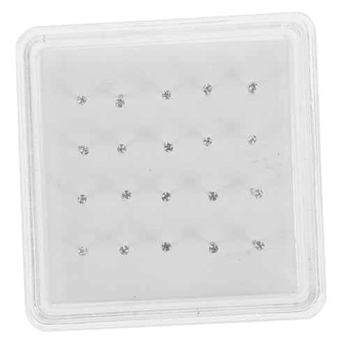 Veemoon 20 Stück Nasenpiercings Metall Nasenstecker für Frauen Hypoallergen Minimalistisch für Täglichen Gebrauch Besondere Anlässe von Veemoon