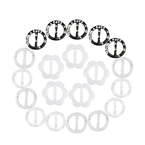 Veemoon 20 Stück Resin Schalring Clips Multifunktionale Brosche Zubehör für Shirts für Casual Formelle Anlässe von Veemoon