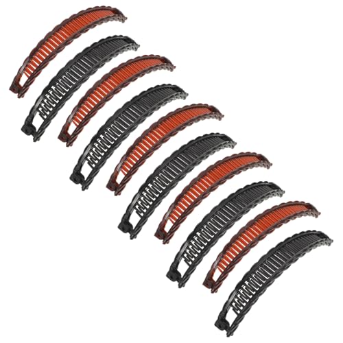 Veemoon 20 Stück Teiliges Bananen-Haarklammern mit Doppelkamm Fester Griff Rutschfeste Haarspangen für Dickes und Langes Haar Damen und Mädchen Eleganter Haar-Bun-Maker für Alltag und von Veemoon