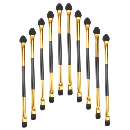 Veemoon 20 Stück Teiliges Doppelkopf Lidschatten Pinselset Langlebige Kosmetikbürsten mit Komfortablem Griff Hautschonend für Make Up Anfänger und Profis von Veemoon