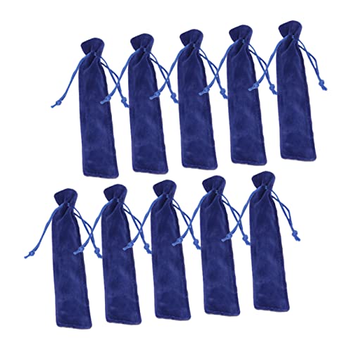 Veemoon 20 Stück Teiliges Doppelseitige Dicke Filz Stifttaschen mit Kordelzug Tragbare Stiftbeutel für Einzelne Stifte Kratzfest und als zu Geburtstag und Weihnachten von Veemoon