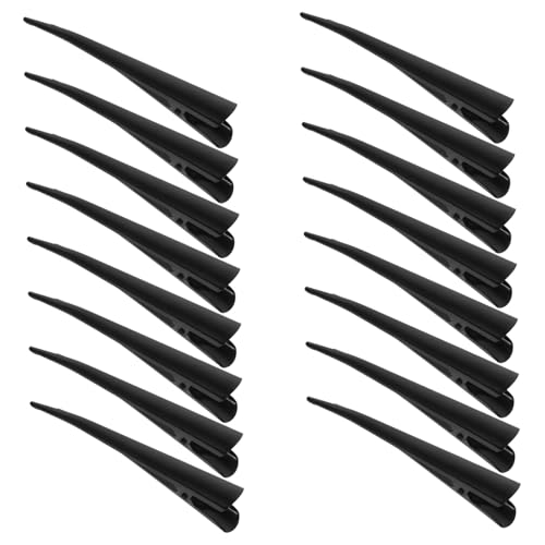 Veemoon 20 Stück Teiliges Duckbill Haarklammern aus Metall Matte Schwarze Alligator Clips Leicht Kompakt für DIY Frisuren Professionelle Haarstyling-accessoires für Damen und Unterwegs von Veemoon
