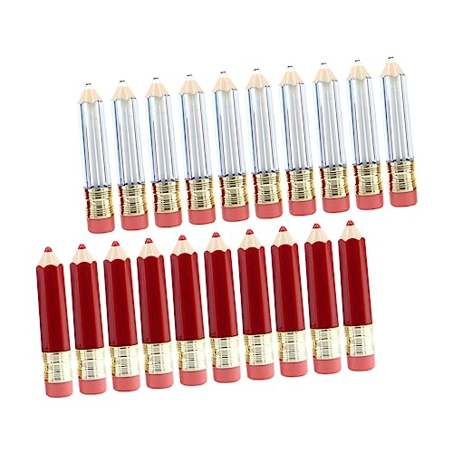 Veemoon 20 Stücke Leere Lipgloss Tuben Nachfüllbare Bleistiftform Lip Balm Container für Selbstgemacht Tragbare Lipgloss Fläschchen für Lippenpflege von Veemoon