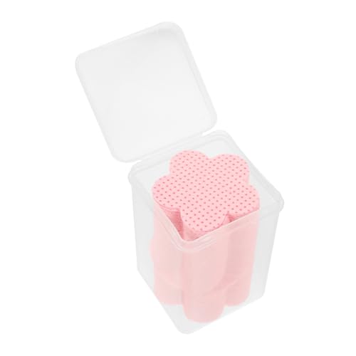 Veemoon 200 Blatt Fusselfreie Nagelentferner Pads Nagellackentferner Tücher Praktische Weiche Makeup Entferner Wipes für Nagelpflege Herzförmig für Zuhause und Salon Geeignet von Veemoon