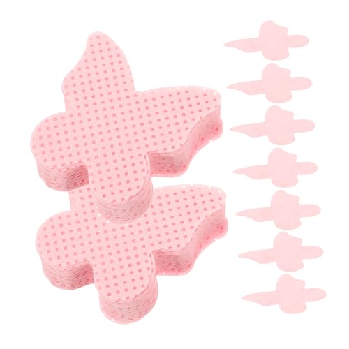 Veemoon 200 Blatt Nagelreinigungstücher aus Fusselfreiem Baumwollmaterial Herzförmig Weich und Langlebig für Nagellackentfernung und Acrylnagelpflege Praktische Wipes für Saubere Nägel von Veemoon