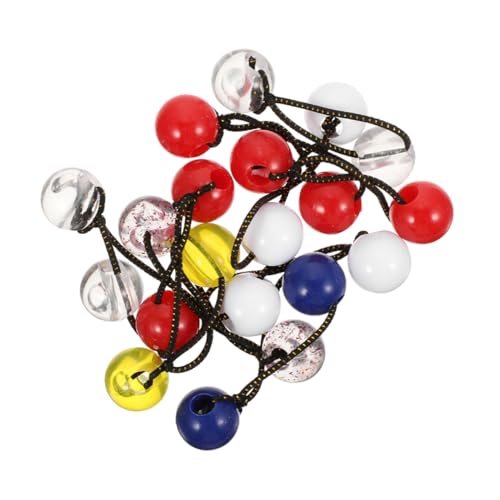 Veemoon 20 Stücke Elastische Haargummis mit Doppelkugeln für Mädchen Bunte Haarseile Süße Pferdeschwanzhalter für Kinder Haaraccessoires für Kleinkinder für Kreative Frisuren von Veemoon