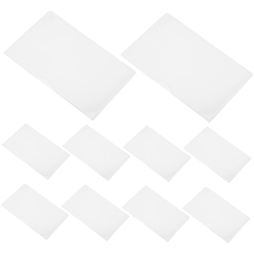 Veemoon 20Stücke Transparente Ausweishüllen aus Vertikale Kartenhalter Robust für Sozialversicherungskarten Kreditkarten und Führerscheine Hoher Schutz und Einfache Handhabung von Veemoon