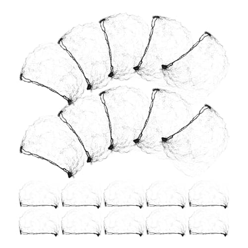 Veemoon 20stücke Haarnetze Aus Nylon Für Perücken Wiederverwendbar Für Dutts Unsichtbares Elastisches Netz Für Frauen Für Tänzer Und Gastronomie Haarmanagement-netz Zum Schlafen von Veemoon