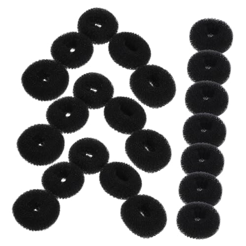 Veemoon 24 Stück Teiliges Haarstyling Set Haarknotenmacher aus Langlebigem für Haartypen Kleines Donut Dutt Tool für Mädchen Einfaches DIY Haarstyling Zubehör von Veemoon