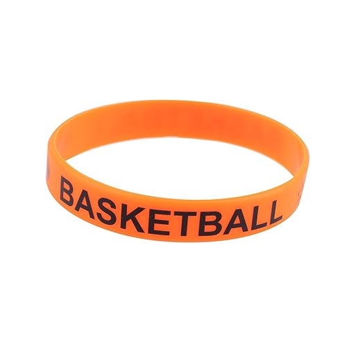 Veemoon 25pcs Basketball Armband Toy Letter Printing Armbänder Einfarbige Armbänder Dress up Zubehör Partyzubehör Veemoon 25pcs Basketball Armband Toy Letter Printing Armbänder Einfarbige Armbänder Dress up Zubehör Partyzubehör von Veemoon