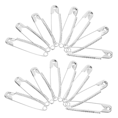 Veemoon 26stücke Dekorative Sicherheitsnadeln Mit Strasssteinen Gebogen Für Damen Als Kleidung-accessoire Für Kleider Pullover Und Schals von Veemoon