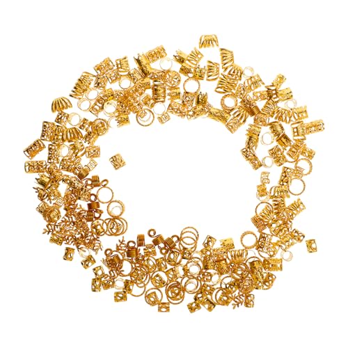 Veemoon 290 Stück Dreadlocks Haarschmuck Ringe Goldene und Silberne Haarclips für Zöpfe DIY Zubehör für Dreadlocks und Flechtfrisuren Vielseitige Haaraccessoires für Veemoon 290 Stück Dreadlocks Haarschmuck Ringe Goldene und Silberne Haarclips für Zöpfe DIY Zubehör für Dreadlocks und Flechtfrisuren Vielseitige Haaraccessoires für von Veemoon