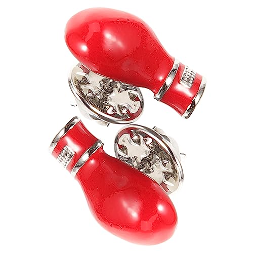 Veemoon 2Stücke Boxhandschuhe Broschen für Männer Abzeichen Anstecken Kreative Dekoration für Kleidung Taschen Rucksäcke Langlebige Metallbroschen von Veemoon