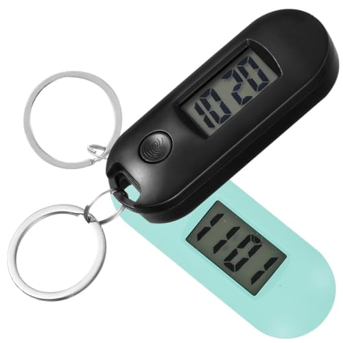 Veemoon Digitale Taschenuhr Schlüsselanhänger für Schüler Tragbare Elektronische Uhr für Prüfungen Kompakt und Leicht Stumm und Präzise Geschenkidee für Kinder von Veemoon