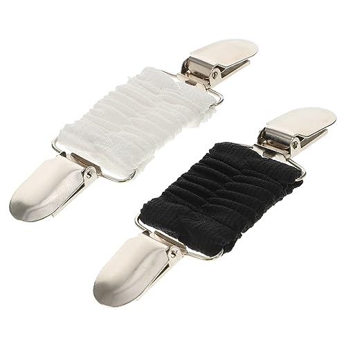 Veemoon 2stücke Strickjackenclips Für Damen Pulloverclips Mit Schalclip Strickjackenverschluss Aus Sicherem Material Broschenclip Für Kleidung Und Schal Kragennadel Als Anstecknadel von Veemoon