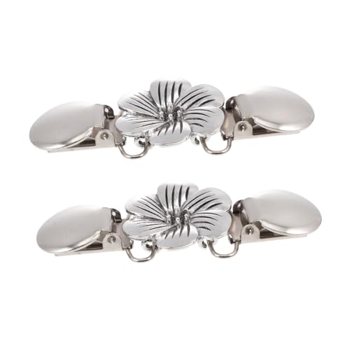 Veemoon 2Stücke Retro Cardigan Clips Entleerte Kragenschnallen für Pullover Schals Kleider Accessoires zur Vermeidung von Einblicken von Veemoon