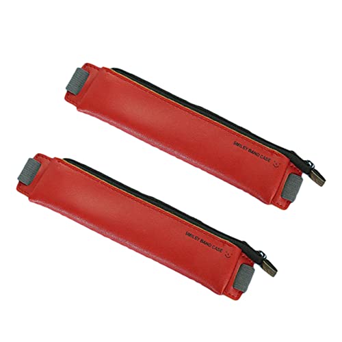 Veemoon 2Stücke Vintage PU Stifthalter Rot Kreative Stifttasche Für Schule Und Einfache Aufbewahrung Für Stifte Und Schreibwaren Praktisch Veemoon 2Stücke Vintage PU Stifthalter Rot Kreative Stifttasche Für Schule Und Einfache Aufbewahrung Für Stifte Und Schreibwaren Praktisch von Veemoon