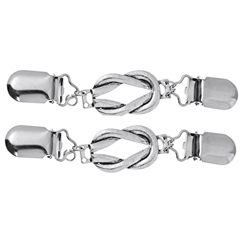Veemoon 2er Set Cardigan Clips – Moderne Cinch Clips Für Kleider - Pullover Und Cardigans – Stilvolle Kleidungshalter Für Damen in Eleganter Legierung von Veemoon