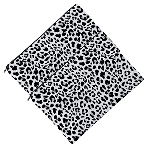 Veemoon 2er Set Leopard-Kosmetiktaschen - Große Reise Kulturbeutel Im Gothic Stil Perfekte Beauty Taschen Für Mädchen Aus Strapazierfähigem Polyester Ideal Für Make up Und von Veemoon
