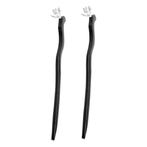 Veemoon 2stücke Chinesische Haarnadeln Aus Holz Vintage-haarstäbchen Für Frauen Traditionelle Chinesische Haarstäbe Haarschmuck Für Glatte Haare Zubehör Für Hanfu Und Hochsteckfrisuren von Veemoon