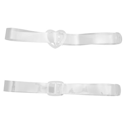 Veemoon 2stücke Damen Transparent Gürtel Verstellbare Waist Straps Für Casual Kleider Jeans Und Modeaccessoires Für Alltag Und Besondere Anlässe von Veemoon