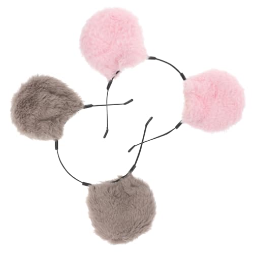 Veemoon 2stücke Junge Mädchen Tierohren Haarreif Süße Hamster Plüsch Kopfbedeckung Für Halloween Cosplay Geburtstagsfeiern Und Bühnenaufführungen Weiche Und Bequeme von Veemoon