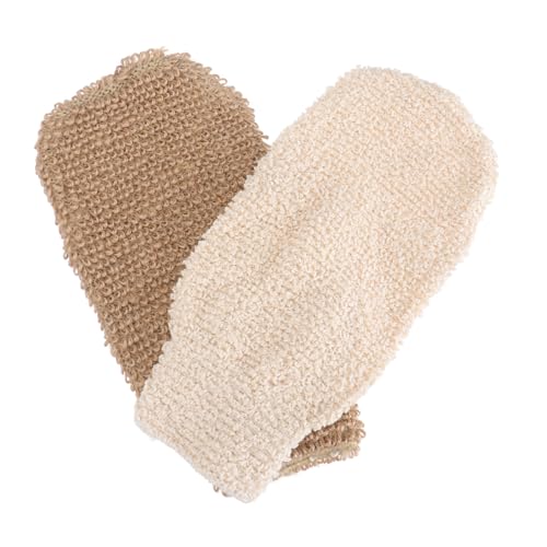 Veemoon 2stücke Jute Peeling Handschuhe Strapazierfähige Duschhandschuhe Für Sanftes Körperpeeling Mit Verstärkten Kanten Für Damen Und Herren Leicht Und Tragbar Für Reisen Und Veemoon 2stücke Jute Peeling Handschuhe Strapazierfähige Duschhandschuhe Für Sanftes Körperpeeling Mit Verstärkten Kanten Für Damen Und Herren Leicht Und Tragbar Für Reisen Und von Veemoon
