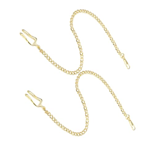 Veemoon 2stücke Kette Für Taschenuhr Taschenuhrenkette Aus Uhrkette Für Herren Anzugkette Jeanskette Westenketten Uhrenhängewestenketten Uhrenzubehör DIY-uhrenkette Kette Für von Veemoon