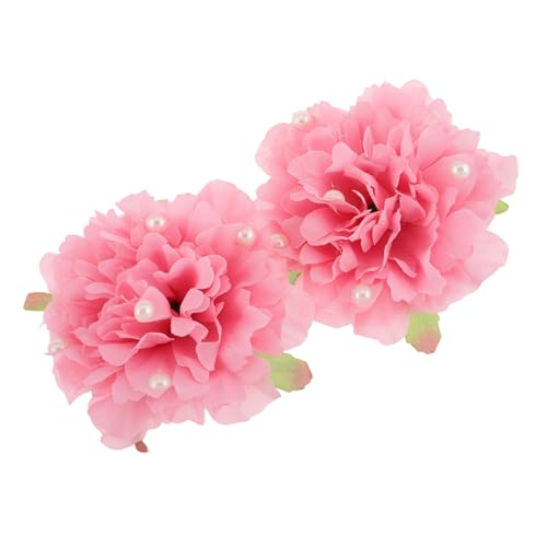 Veemoon 2stücke Kunstblumen Haarklammern Mit Perlen Haarspangen Für Hochzeiten Und Partys Langlebige Und Elegante Haaraccessoires Für Frauen von Veemoon