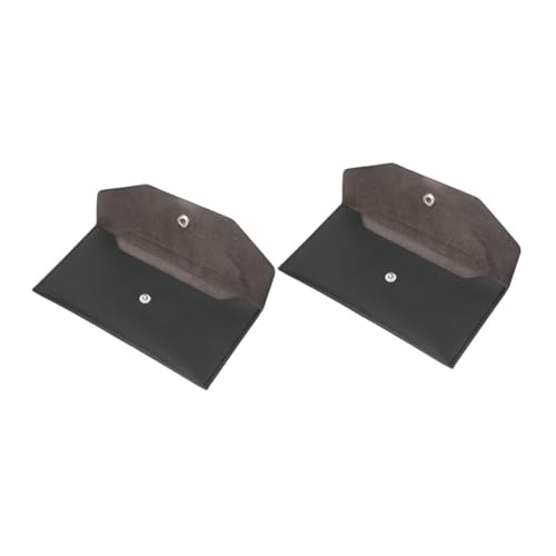 Veemoon 2stücke Pu-Leder Damen Geldbörse Lange Brieftasche Im Envelope-Stil Wiederverwendbare Budget-Cash Pouch Für Reisen Und Alltag von Veemoon