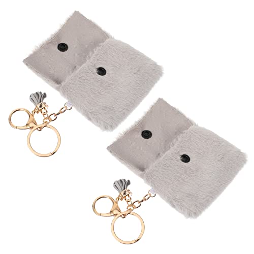 Veemoon 2stücke Schlüsselanhänger Für Autoschlüssel Schlüsselanhänger Beutel Mini Mini Mit Münzbeutel Funktion Leicht Und Tragbar Für Tasche Oder Schlüsselring von Veemoon