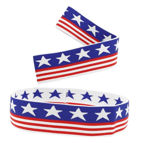 Veemoon 2stücke Sport Stirnbänder Mit Amerikanischer Flagge Elastische Und Saugfähige Haarbänder Für Yoga Laufen Und Fitness Rutschfest Und Atmungsaktiv Für Frauen Und Männer von Veemoon