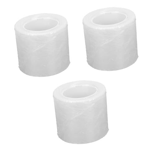 Veemoon 3 Rollen Wimpernfolie Thin Frischhaltefolie für Augenbrauen Lippen Hergestellt aus PP Material Transparent Professionelles Zubehör für Wimpern Remover von Veemoon