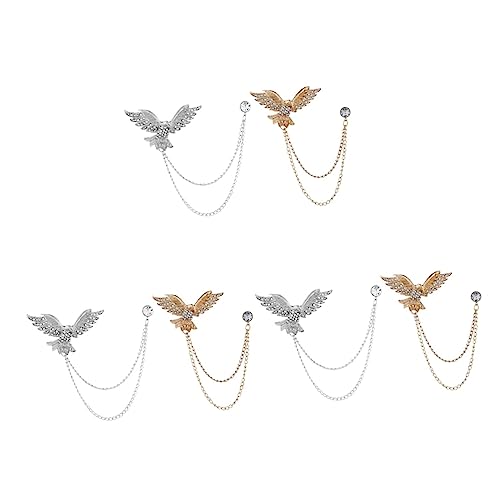 Veemoon 3 Sätze Adler Brosche Adler Kragen Anstecknadel Strass Brosche Vogel Brosche Retro Anzug Quaste Brosche Clip Kettenbrosche Herren Pullover Kleid Brosche 2 Stücke * 3 Veemoon 3 Sätze Adler Brosche Adler Kragen Anstecknadel Strass Brosche Vogel Brosche Retro Anzug Quaste Brosche Clip Kettenbrosche Herren Pullover Kleid Brosche 2 Stücke * 3 von Veemoon