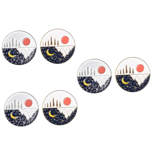 Veemoon 3 Sätze Broschen Accessoires Hut Brosche Schal Brosche Kleidungs Accessoires Anstecknadeln Herren Anzug Accessoires Jacken Brosche Kleidungs Accessoire Süße 2 Stück * 3 von Veemoon