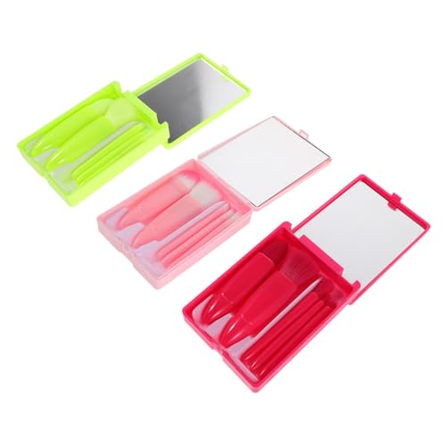 Veemoon 3 Sets Etui Eyeliner Borsten Für Lidschatten Tools Foundation Puder Multifunktionale Make Up Und Lose Tragbare Spiegel Kosmetische Verwenden Weiche Rouge Pinsel Pinsel Größe Veemoon 3 Sets Etui Eyeliner Borsten Für Lidschatten Tools Foundation Puder Multifunktionale Make Up Und Lose Tragbare Spiegel Kosmetische Verwenden Weiche Rouge Pinsel Pinsel Größe von Veemoon