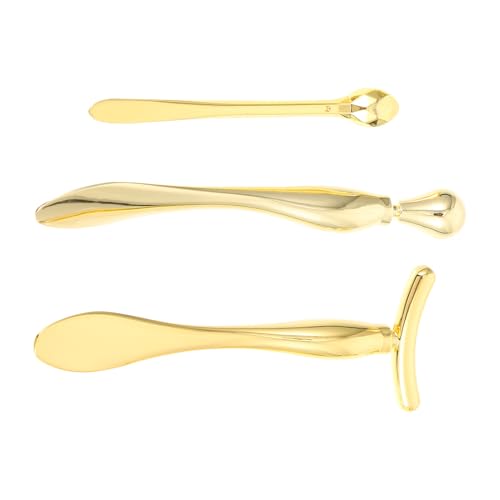 Veemoon 3 Stück Augencremespatel Goldene Gesichtscreme Applikatoren Langlebiger Schabmassagebrett Für Sanfte Augenmassage Hautpflege Tool Für Feuchtigkeitsspendende Cremes Für Damen Veemoon 3 Stück Augencremespatel Goldene Gesichtscreme Applikatoren Langlebiger Schabmassagebrett Für Sanfte Augenmassage Hautpflege Tool Für Feuchtigkeitsspendende Cremes Für Damen von Veemoon