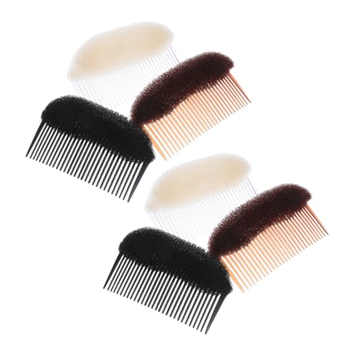 Veemoon 3 Stück Fluffiges Haar-volumen-kissen Große Haarkissen Volumenbasis für Hochsteckfrisuren Schnelles Styling Leicht Tragbar für Frauen und Mädchen von Veemoon
