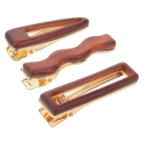 Veemoon 3 Stück Haarspangen Aus Holz Mini Haarspangen Für Damen Zum Stylen – Dekorative Haar Accessoires Im Chinesischen Stil Für Partys Und Den Täglichen Gebrauch von Veemoon