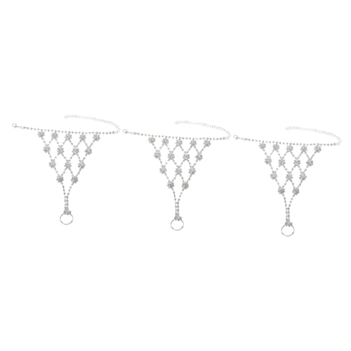 Veemoon 3 Stück Handkette Armband Ring mit Verstellbarer Kette für Frauen Elegantes für Hochzeit Abschlussfeier Zirkonia Besatz Design Vielseitig Kombinierbar von Veemoon