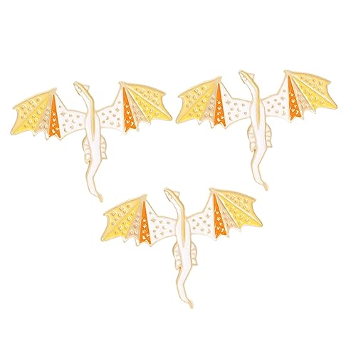 Veemoon 3stücke Dinosaurier Brosche Metall Anstecknadel Für Kleidung Hut Schal Rucksack Jacke Pullover Kreativ Einzigartig Kleidungsdekoration Anstecknadel Für Frauen Anzugbrosche Kragenna von Veemoon